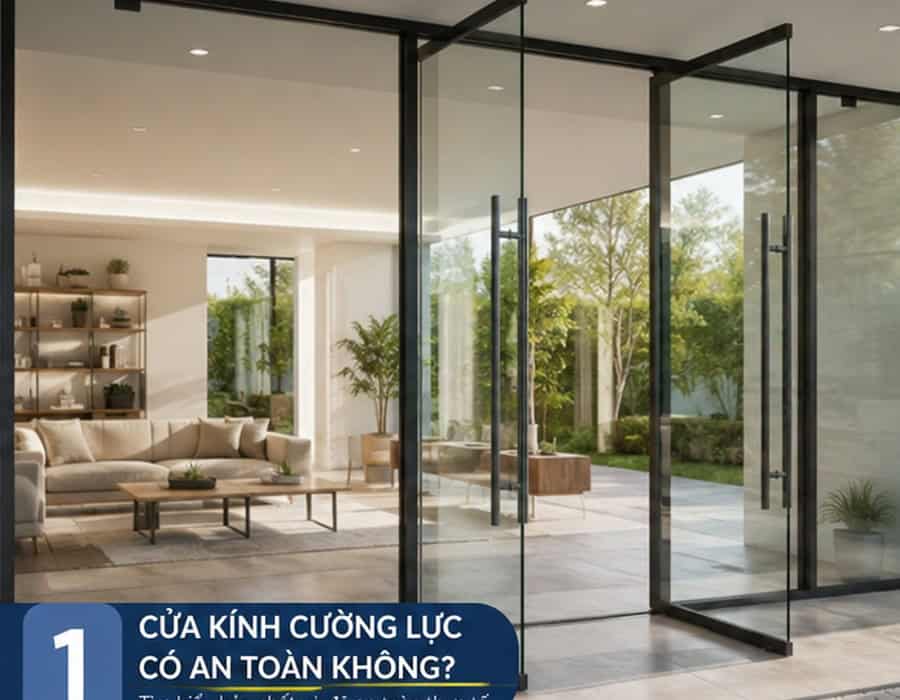 Cửa kính cường lực có an toàn không? Đánh giá đúng theo từng rủi ro 6 Cửa kính cường lực có an toàn không