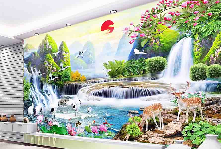 tranh kính phong cảnh 1